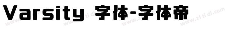 Varsity 字体字体转换